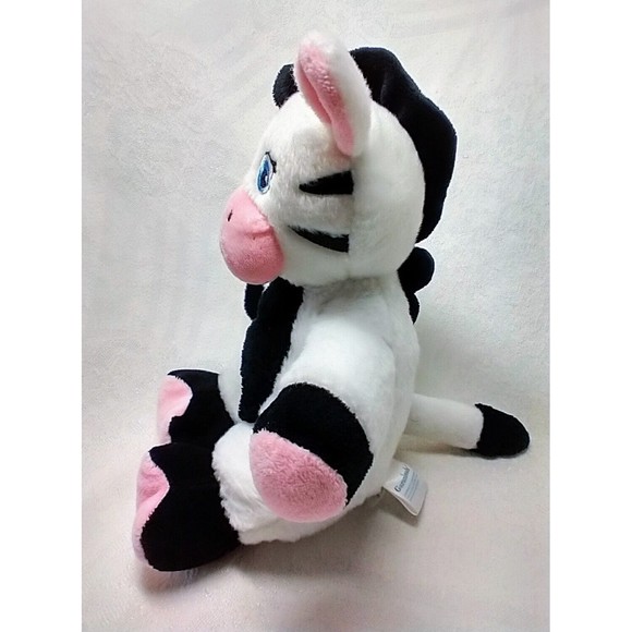 Garanimals Zebra Plush 2010 Approximately 8" Long All Features Sewn Prestige Toy - Picture 4 of 7
